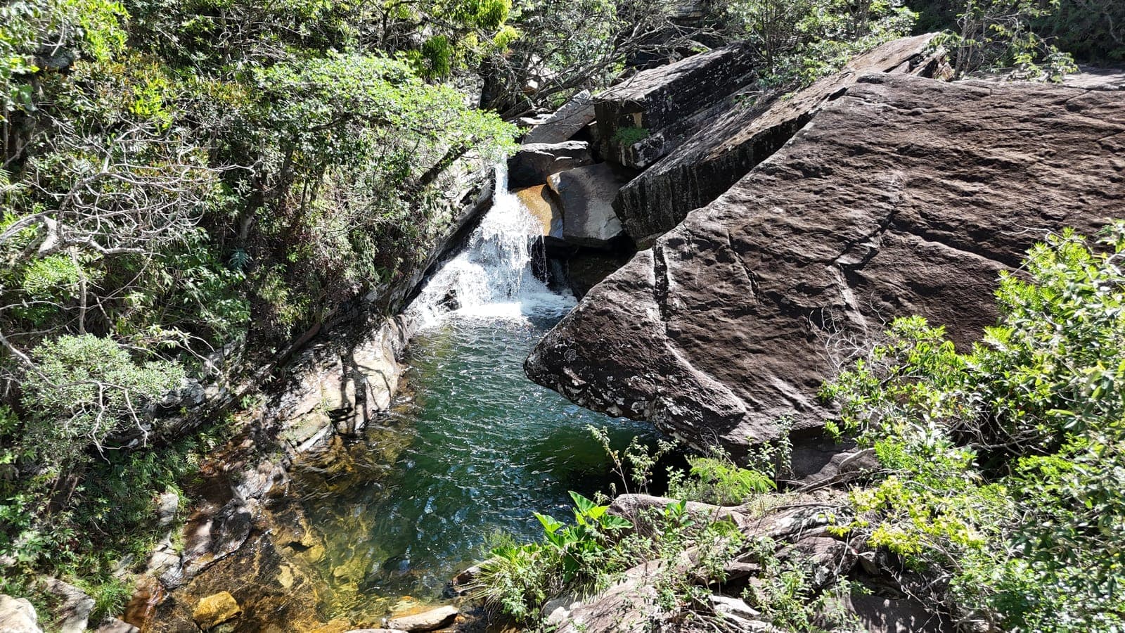 Cachoeira e natureza em Carrancas, Minas Gerais